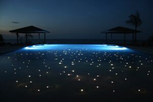 SANLI LED Best Fiberstars iluminação de piscina de fibra óptica